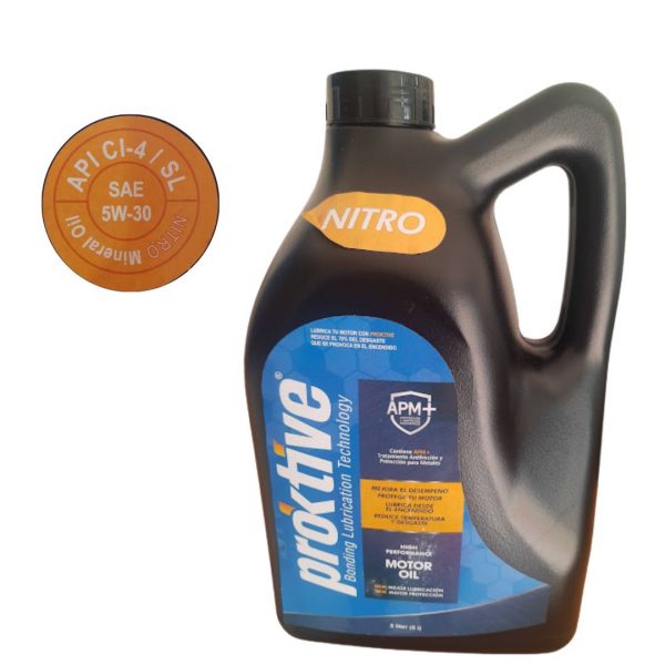 Aceite de motor PROKTIVE ACEITE NITRO 5W-30 5L-asteclub