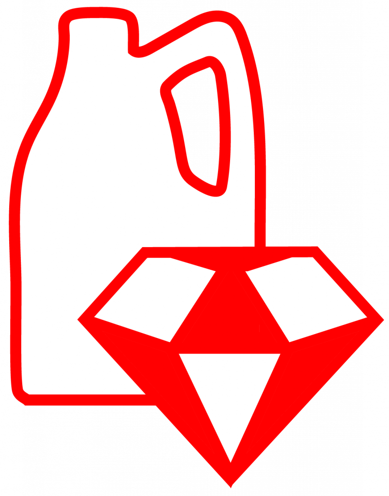 Icono rojo lubricantes industriales de calidad -asteclub