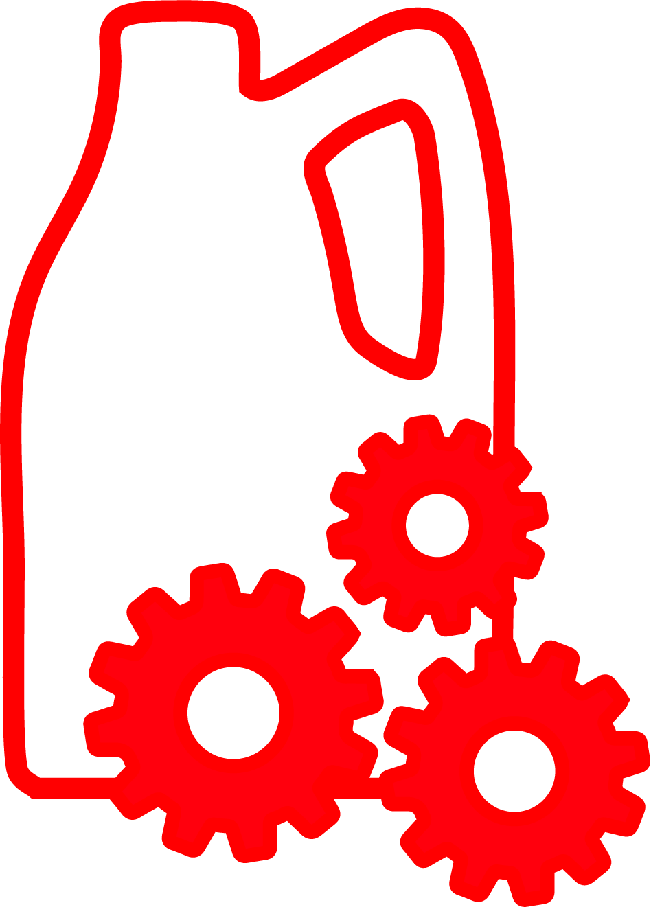 Icono rojo lubricantes industriales -asteclub