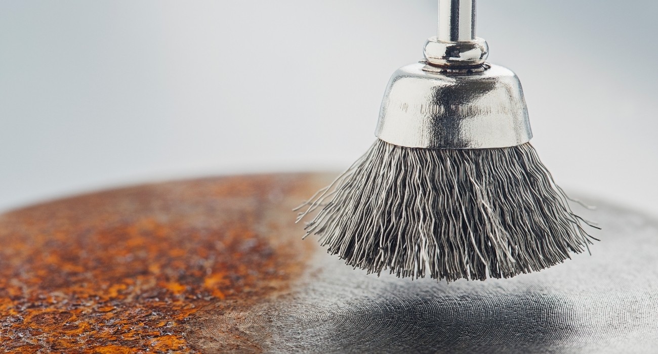Escobilla de metal pulidora, eliminación de oxido-asteclub